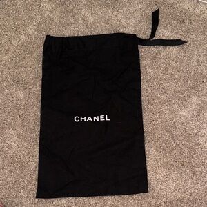 CHANEL Black Dust Bag with Drawstring